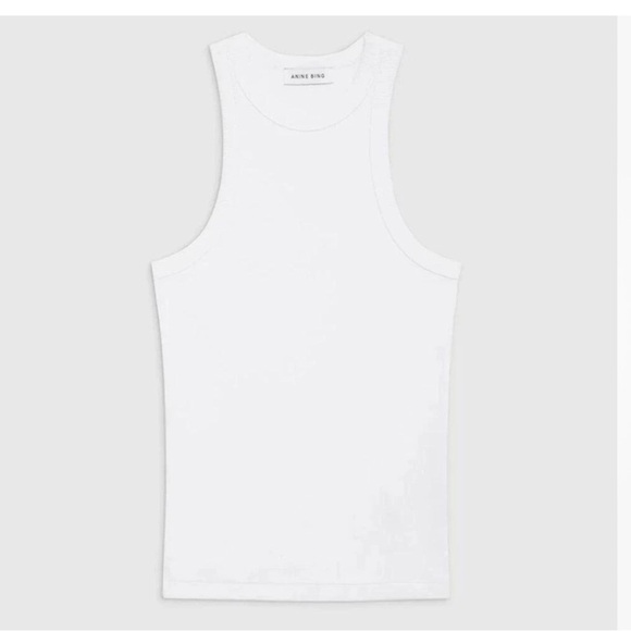 Anine Bing Eva Organic cotton ribbed Tank M - Picture 5 of 13